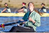 The Boat Race season 2014 - Women's Trial VIIIs(CUWBC, Cambridge): Wink Wink:  4 Sara Lackner..
River Thames between Putney Bridge and Mortlake,
London SW15,

United Kingdom,
on 19 December 2013 at 13:47, image #262