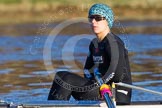 The Boat Race season 2014 - Women's Trial VIIIs(CUWBC, Cambridge): Wink Wink:  7 Jilly Tovey..
River Thames between Putney Bridge and Mortlake,
London SW15,

United Kingdom,
on 19 December 2013 at 13:47, image #265