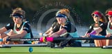 The Boat Race season 2014 - Women's Trial VIIIs(CUWBC, Cambridge): Nudge Nudge: Stroke Holly Game,7 Izzy Vyvyan, 6 Kate Ashley..
River Thames between Putney Bridge and Mortlake,
London SW15,

United Kingdom,
on 19 December 2013 at 14:06, image #370