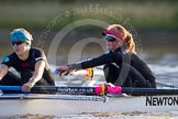 The Boat Race season 2014 - Women's Trial VIIIs(CUWBC, Cambridge): Wink Wink: 7 Jilly Tovey, 6 Fiona Macklin..
River Thames between Putney Bridge and Mortlake,
London SW15,

United Kingdom,
on 19 December 2013 at 14:19, image #491