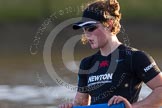 The Boat Race season 2014 - Women's Trial VIIIs(CUWBC, Cambridge): Wink Wink: Stroke Melissa Wilson..
River Thames between Putney Bridge and Mortlake,
London SW15,

United Kingdom,
on 19 December 2013 at 14:19, image #493