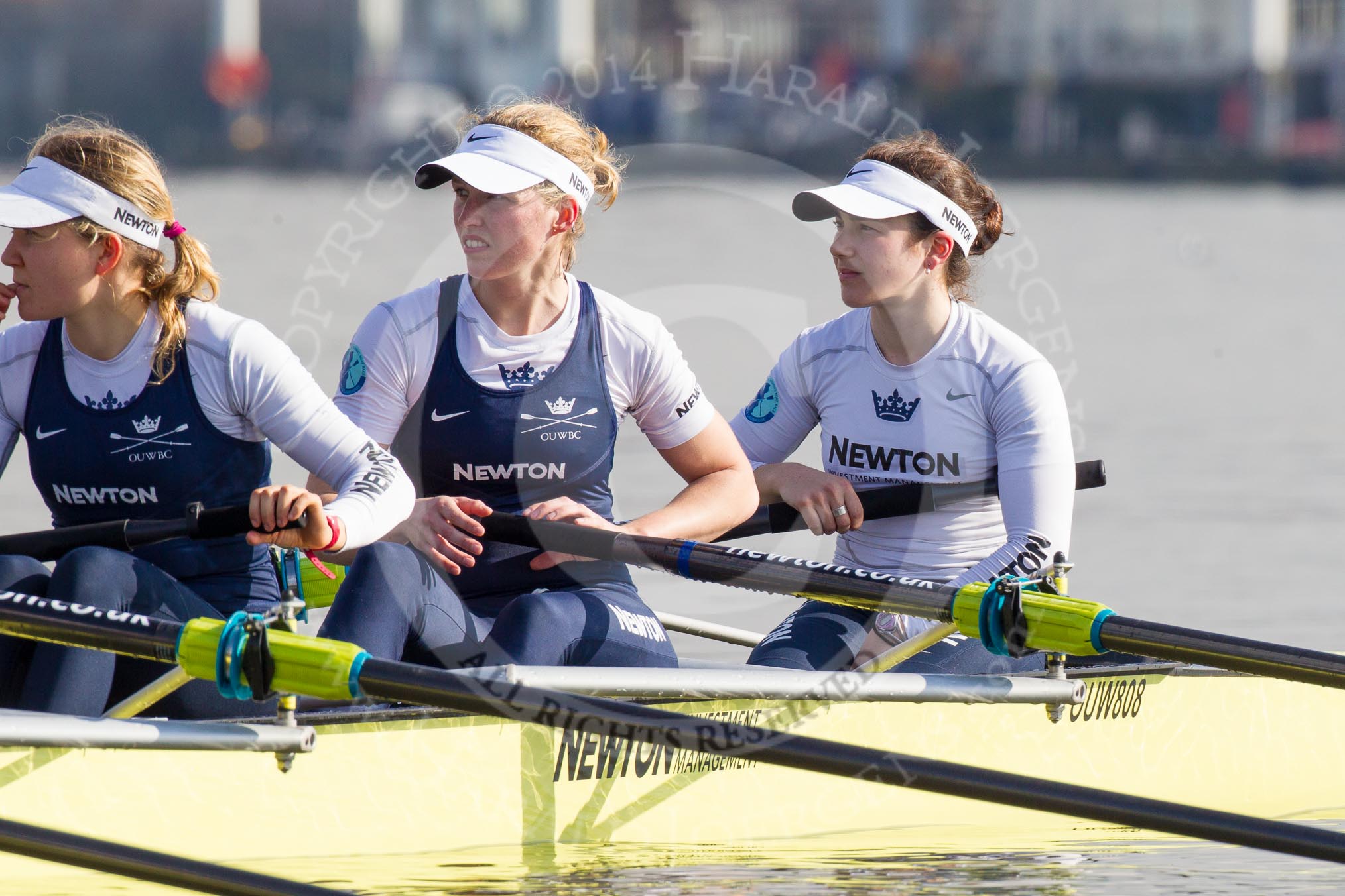 The Boat Race season 2014 - fixture OUWBC vs Molesey BC: The OUWBC Eight: 3 Maxie Scheske, 2 Alice Carrington-Windo, and bow Elizabeth Fenje..




on 01 March 2014 at 13:05, image #150