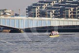 The Boat Race season 2014 - fixture OUWBC vs Molesey BC: The Molesey BC Eight on the Thames near Wandworth Bridge, with the Battersea Reach apartment blocks behind..




on 01 March 2014 at 12:24, image #28