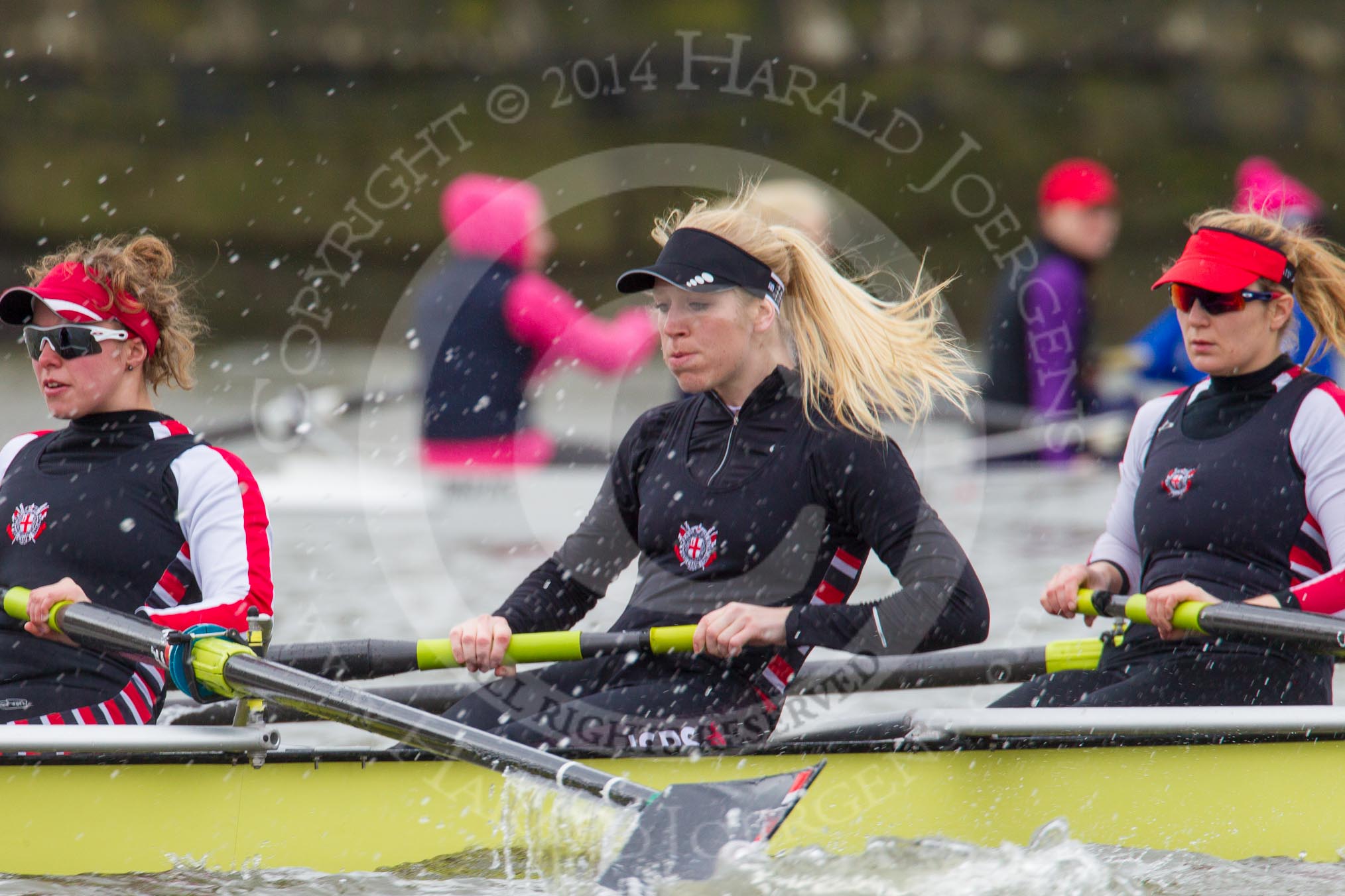 The Boat Race season 2014 - fixture CUWBC vs Thames RC: In the Thames RC boat 7 Bea Sheldrix, 6 Lauren Clark, 5 Sarah Jones..




on 02 March 2014 at 13:10, image #41