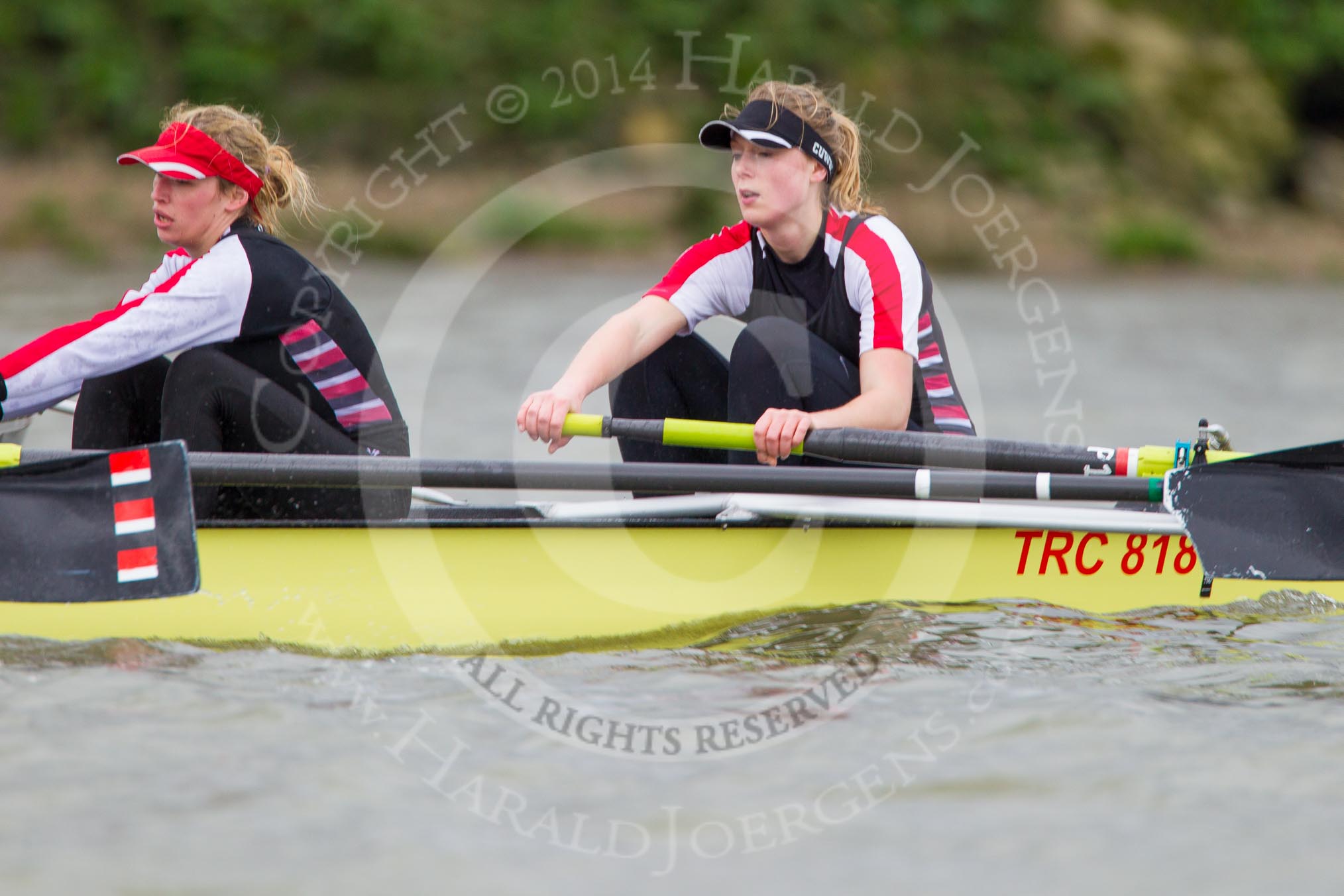 The Boat Race season 2014 - fixture CUWBC vs Thames RC: In the Thames RC boat 2 Vicki Mortimor, bow Jessica Denman..




on 02 March 2014 at 13:15, image #109