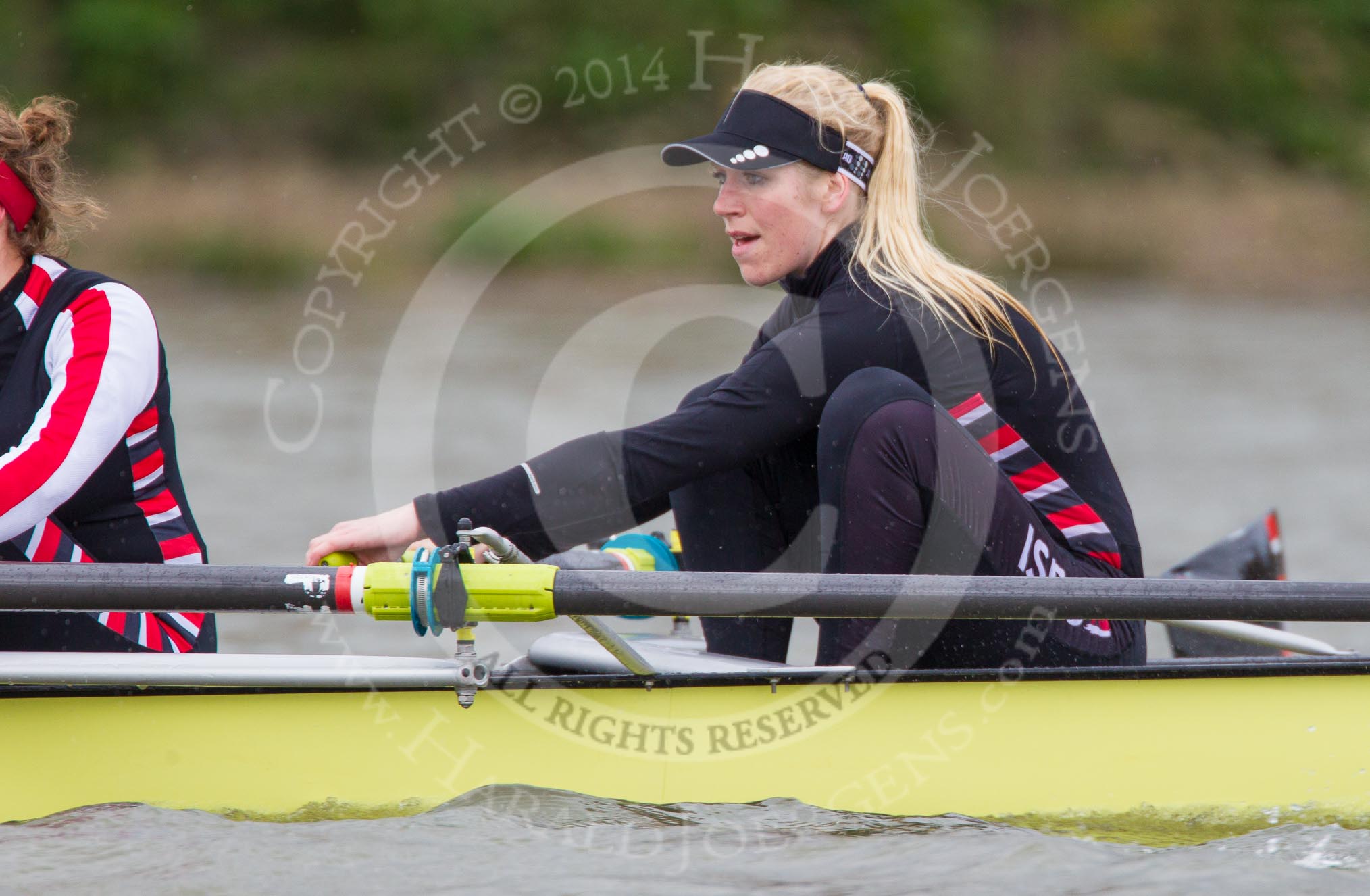The Boat Race season 2014 - fixture CUWBC vs Thames RC: In the Thames RC boat in the 6 seat  Lauren Clark..




on 02 March 2014 at 13:16, image #111
