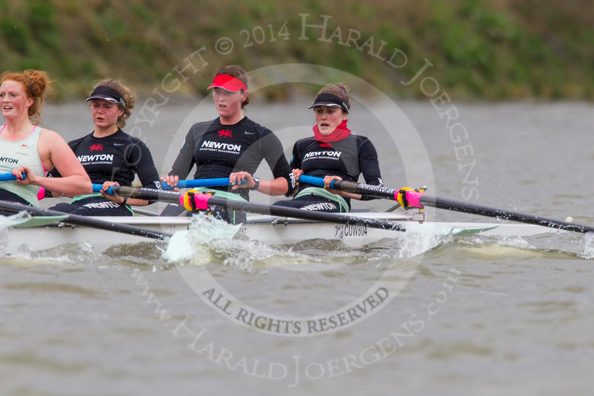 The Boat Race season 2014 - fixture CUWBC vs Thames RC: In the Cambridge boat 3 Holly Game, 2 Kate Ashley, bow Caroline Reid..




on 02 March 2014 at 13:17, image #115