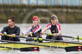The Boat Race season 2014 - fixture CUWBC vs Thames RC: In the Thames RC boat 3 Jordan Cole-Hossain, 2 Vicki Mortimor, bow Jessica Denman..




on 02 March 2014 at 13:09, image #32