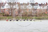 The Boat Race season 2014 - fixture CUWBC vs Thames RC: The Thames RC boat between Harrods Depository and Hammersmith Bridge..




on 02 March 2014 at 13:17, image #122
