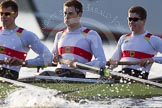 The Boat Race season 2014 - fixture OUBC vs German U23: The German U23-boat: 4 Maximilian Korge, 3 Malte Daberkow, 2 Finn Knuppel..
River Thames between Putney Bridge and Chiswick Bridge,



on 08 March 2014 at 16:46, image #50