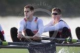 The Boat Race season 2014 - fixture OUBC vs German U23: The German U23-boat: 3 Malte Daberkow, 2 Finn Knuppel..
River Thames between Putney Bridge and Chiswick Bridge,



on 08 March 2014 at 16:48, image #69