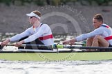 The Boat Race season 2014 - fixture OUBC vs German U23: The German U23-boat: 6 Arne Schwiethal, 5 Johannes Weissenfeld..
River Thames between Putney Bridge and Chiswick Bridge,



on 08 March 2014 at 16:51, image #103