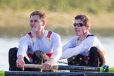 The Boat Race season 2014 - fixture OUBC vs German U23: The German U23-boat: 3 Malte Daberkow, 2 Finn Knuppel..
River Thames between Putney Bridge and Chiswick Bridge,



on 08 March 2014 at 16:56, image #155