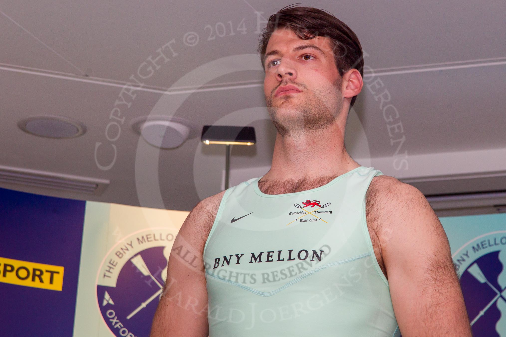 The Boat Race season 2014 - Crew Announcement and Weigh In: The 2014 Boat Race crews: Cambridge 4 seat Steve Dudek - 101kg..
BNY Mellon Centre,
London EC4V 4LA,
London,
United Kingdom,
on 10 March 2014 at 12:01, image #92