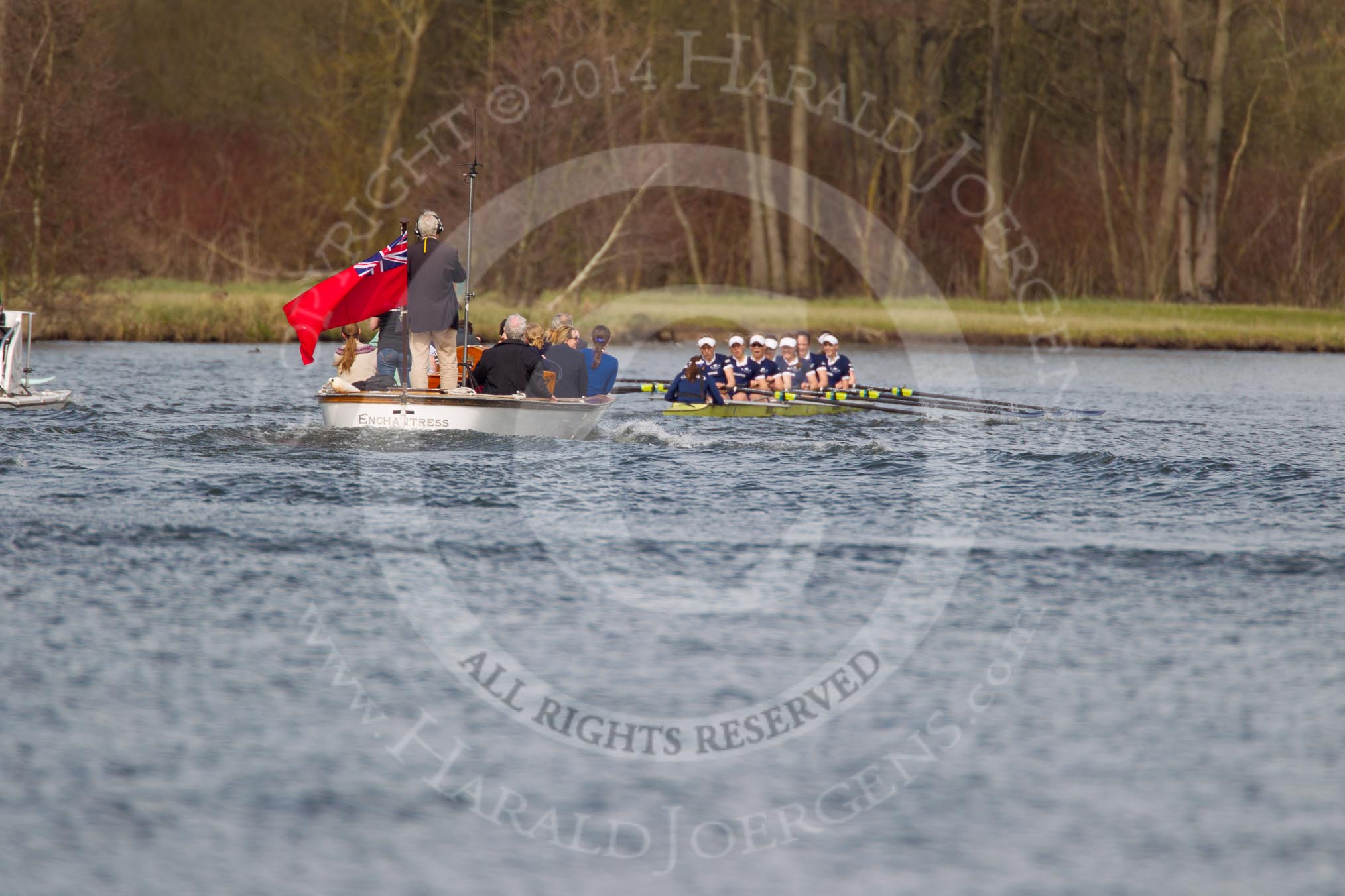 The Women's Boat Race and Henley Boat Races 2014: The Women's Reserves - Osiris v. Blondie race. Osiris (Oxford) is just about to win the race..
River Thames,
Henley-on-Thames,
Buckinghamshire,
United Kingdom,
on 30 March 2014 at 14:18, image #180