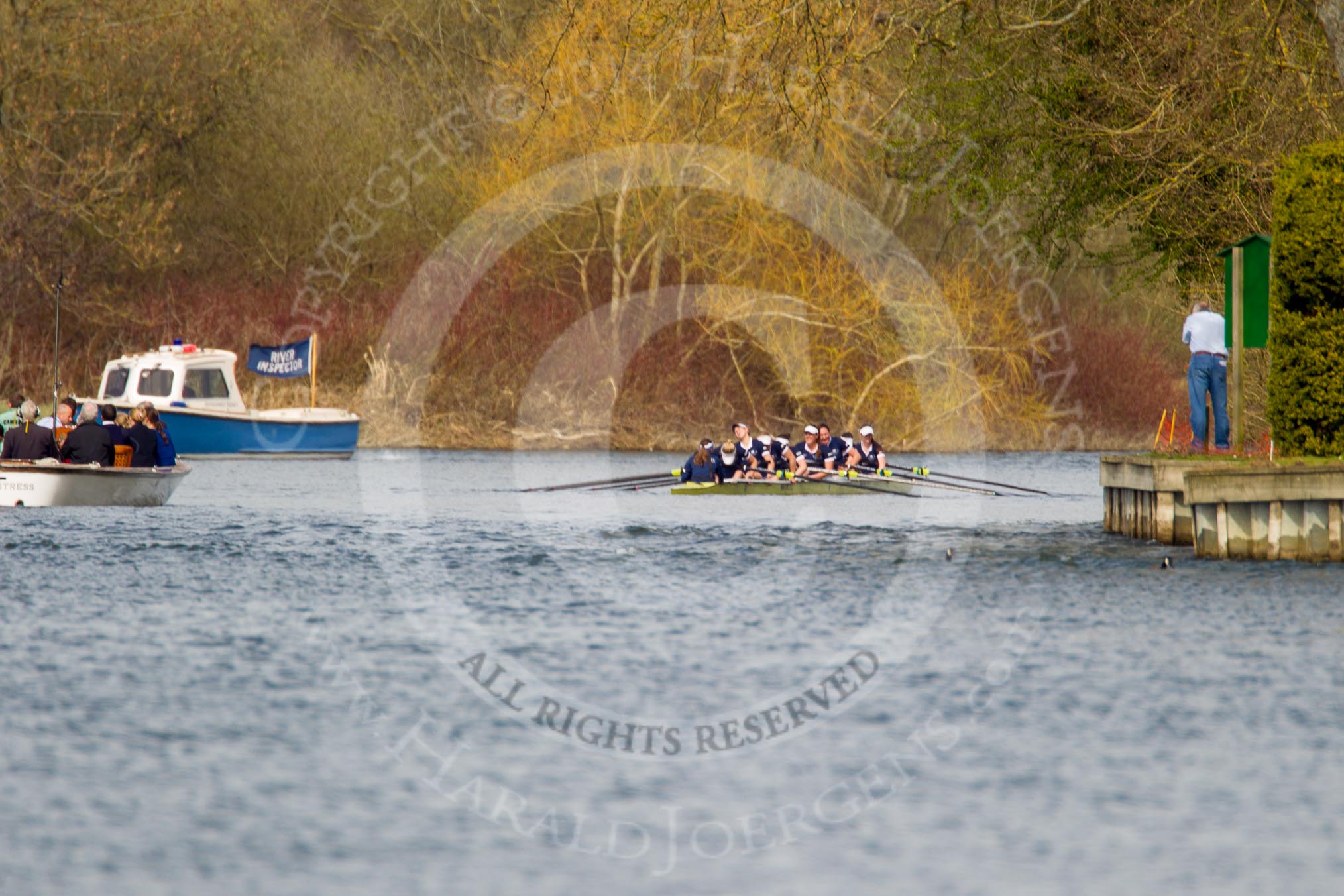 The Women's Boat Race and Henley Boat Races 2014: The Women's Reserves - Osiris v. Blondie race. Osiris (Oxford) has just won the race..
River Thames,
Henley-on-Thames,
Buckinghamshire,
United Kingdom,
on 30 March 2014 at 14:18, image #183