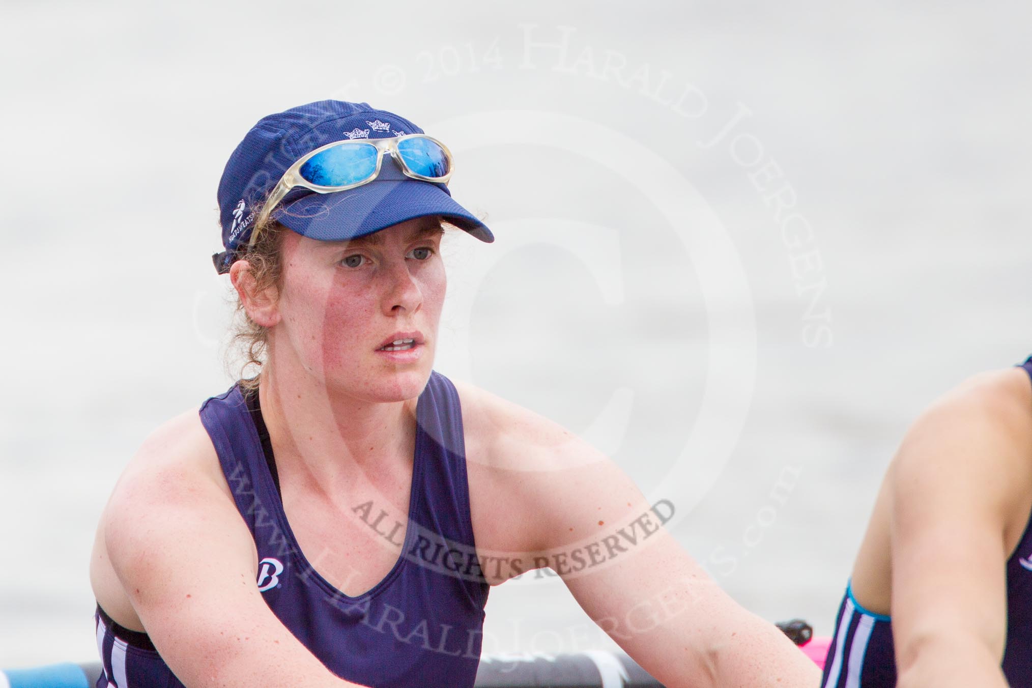 The Women's Boat Race and Henley Boat Races 2014: After the Lightweight Women's Boat Race, the OUWLRC boat on the way back: In the 3 seat Rebecca Lane..
River Thames,
Henley-on-Thames,
Buckinghamshire,
United Kingdom,
on 30 March 2014 at 14:57, image #268