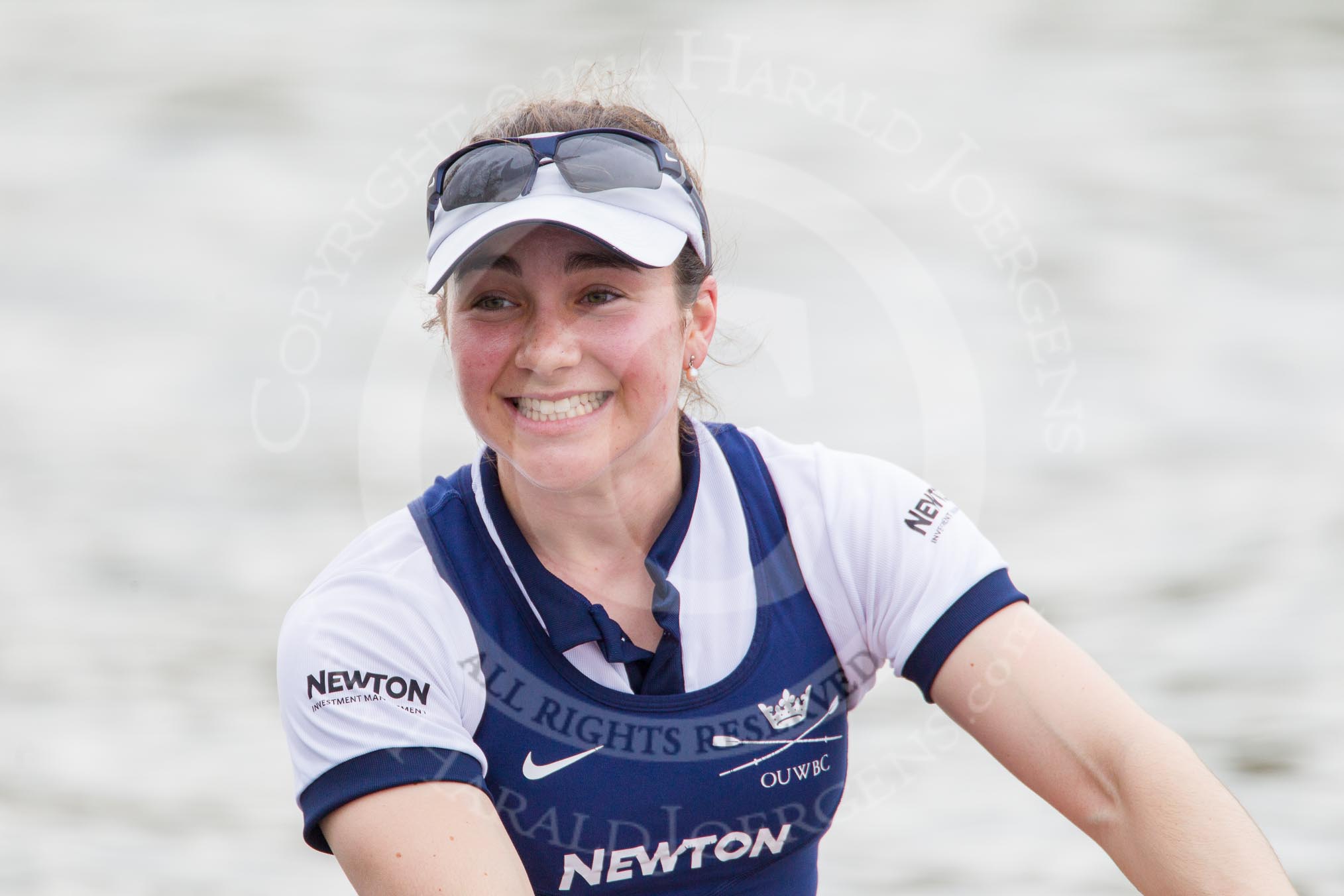 The Women's Boat Race and Henley Boat Races 2014: After winning the Newton Women's Boat Race, the Oxford crew is rowing back to Henley. In the bow seat of the Oxford boat Elizabeth Fenje..
River Thames,
Henley-on-Thames,
Buckinghamshire,
United Kingdom,
on 30 March 2014 at 15:21, image #329
