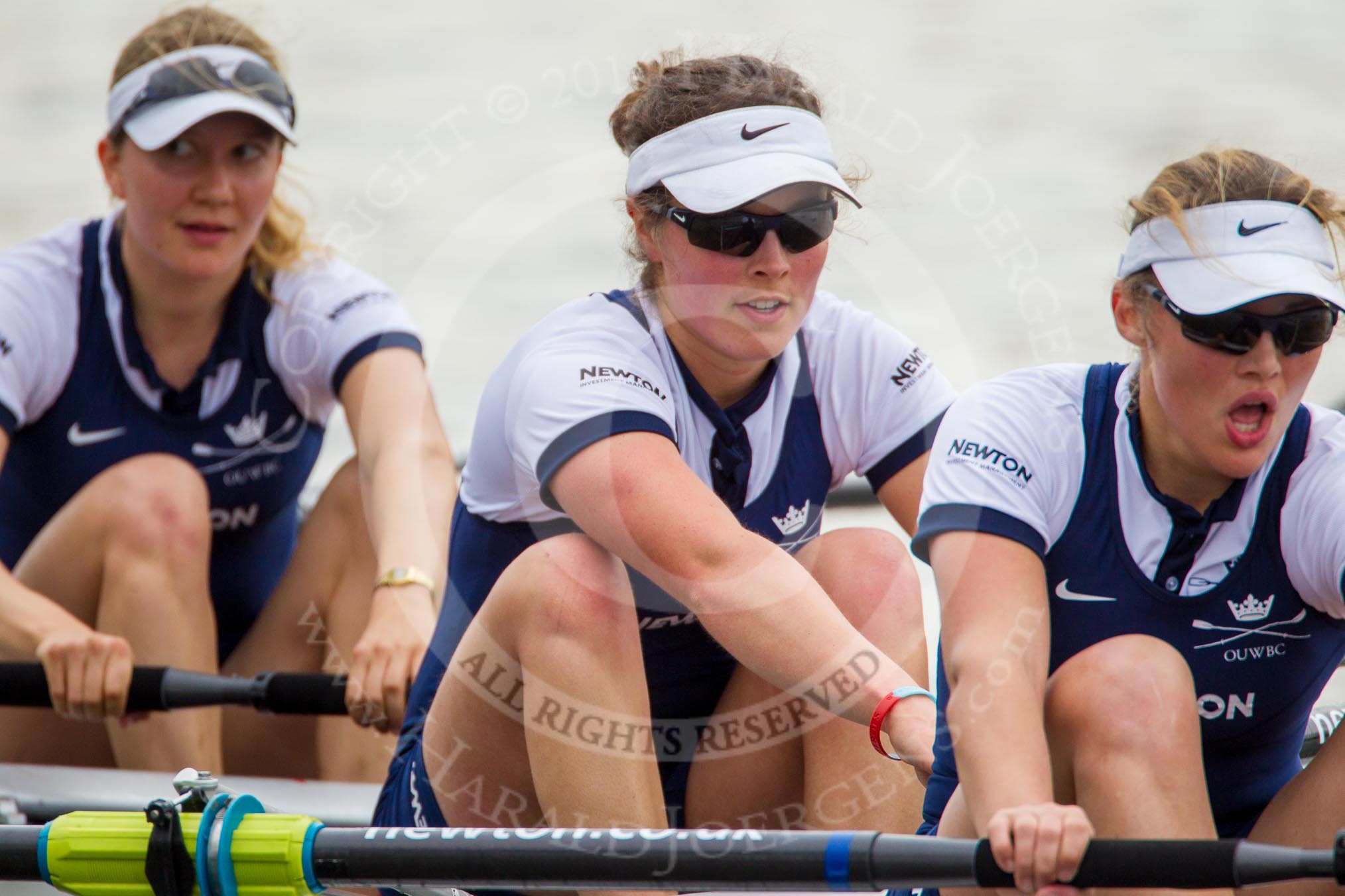 The Women's Boat Race and Henley Boat Races 2014: After winning the Newton Women's Boat Race, the Oxford crew is rowing back to Henley. In the 3 seat of the Oxford boat OUWBC president Maxie Scheske, Lauren Kedar, 5 Nadine Graedel Iberg..
River Thames,
Henley-on-Thames,
Buckinghamshire,
United Kingdom,
on 30 March 2014 at 15:21, image #334