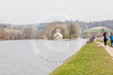 The Women's Boat Race and Henley Boat Races 2014: The finish of the Henley Boat Races at Temple Island..
River Thames,
Henley-on-Thames,
Buckinghamshire,
United Kingdom,
on 30 March 2014 at 11:43, image #2