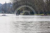 The Women's Boat Race and Henley Boat Races 2014: The Intercollegiate women's race. The Wadham College (Oxford) boat is on the right, Trinity College (Cambridge) on the left..
River Thames,
Henley-on-Thames,
Buckinghamshire,
United Kingdom,
on 30 March 2014 at 13:26, image #9
