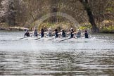 The Women's Boat Race and Henley Boat Races 2014: The Intercollegiate women's race. In the Wadham College (Oxford) boat are cox Harriet-Rose Noons, stroke Hannah Lewis, 7 Katia Mandaltsi, 6 Stephanie Hall, 5 Canna Whyte, 4 Rachel Anderson, 3 Lia Orlando, 2 Anne Binderup and bow Ani Zotti..
River Thames,
Henley-on-Thames,
Buckinghamshire,
United Kingdom,
on 30 March 2014 at 13:27, image #11