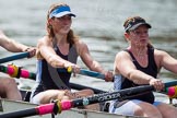 The Women's Boat Race and Henley Boat Races 2014: The Intercollegiate Women 's Race, in the Wadham College boat 7 seat Katia Mandaltsi and at stroke Hannah Lewis..
River Thames,
Henley-on-Thames,
Buckinghamshire,
United Kingdom,
on 30 March 2014 at 13:39, image #69