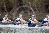 The Women's Boat Race and Henley Boat Races 2014: Before the start of the Women's Boat Race, the Oxford crew is warming up: 3 Maxie Scheske, 4 Lauren Kedar, 5 Nadine Graedel Iberg, 6 Laura Savarese..
River Thames,
Henley-on-Thames,
Buckinghamshire,
United Kingdom,
on 30 March 2014 at 14:24, image #187