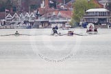 The Women's Boat Race and Henley Boat Races 2014: The Lightweight Women's Boat Race - Oxford, on the right, is leading. Between the boats the umpire's launch..
River Thames,
Henley-on-Thames,
Buckinghamshire,
United Kingdom,
on 30 March 2014 at 14:47, image #214