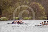 The Women's Boat Race and Henley Boat Races 2014: The Lightweight Women's Boat Race - OUWLRC are still in the lead, but the CUWBC Lightweights are getting closer..
River Thames,
Henley-on-Thames,
Buckinghamshire,
United Kingdom,
on 30 March 2014 at 14:50, image #246