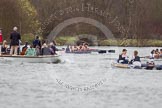 The Women's Boat Race and Henley Boat Races 2014: The Lightweight Women's Boat Race - OUWLRC and CUWBC Lightweights are approaching the finish line, followed by the press launch..
River Thames,
Henley-on-Thames,
Buckinghamshire,
United Kingdom,
on 30 March 2014 at 14:50, image #247