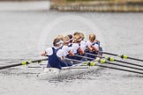 The Women's Boat Race and Henley Boat Races 2014: After winning the Newton Women's Boat Race, the Oxford crew is rowing back to Henley..
River Thames,
Henley-on-Thames,
Buckinghamshire,
United Kingdom,
on 30 March 2014 at 15:21, image #328