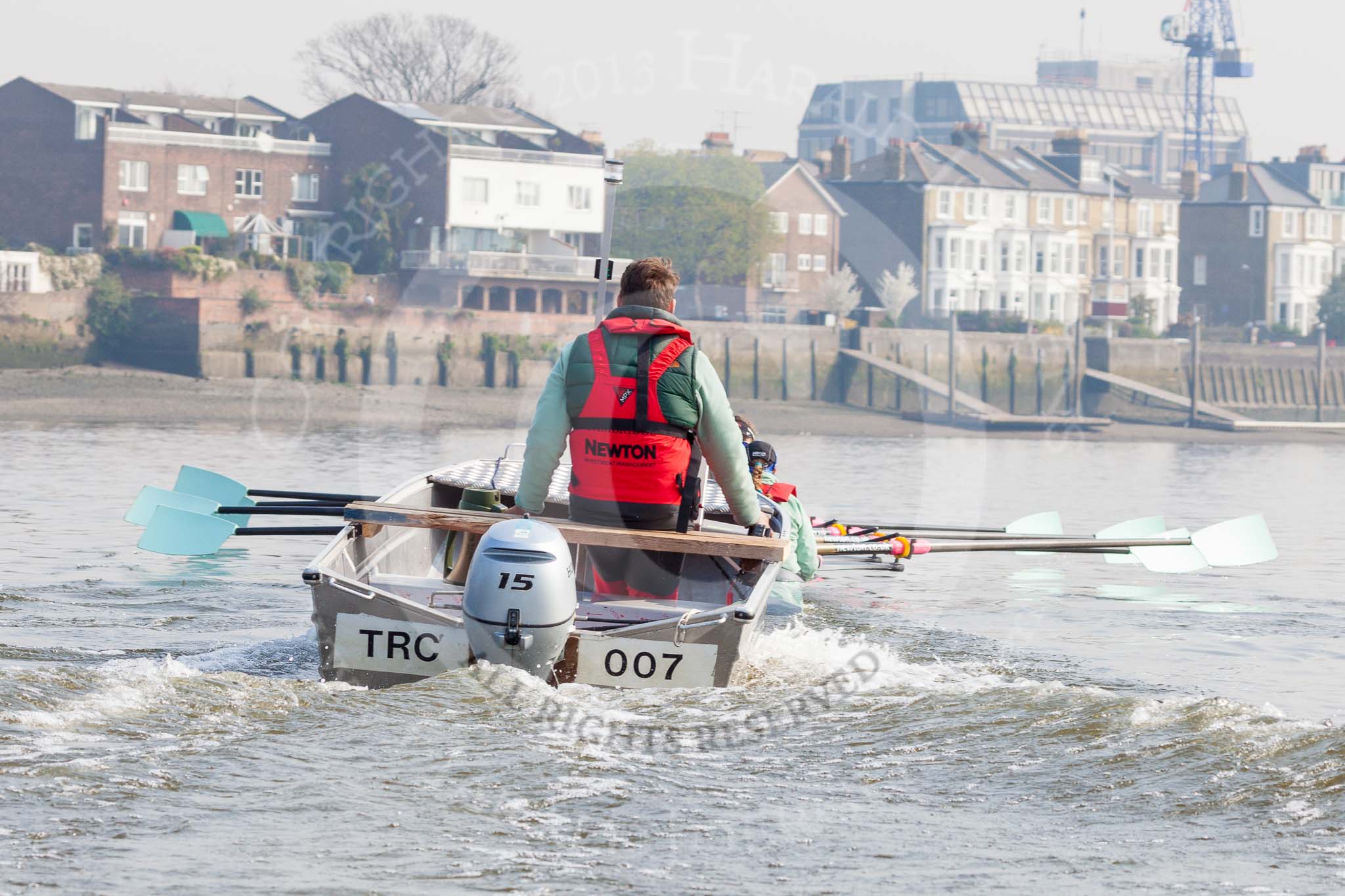 The Boat Race season 2015 - Tideway Week.
River Thames between Putney and Mortlake,
London,

United Kingdom,
on 08 April 2015 at 10:31, image #80