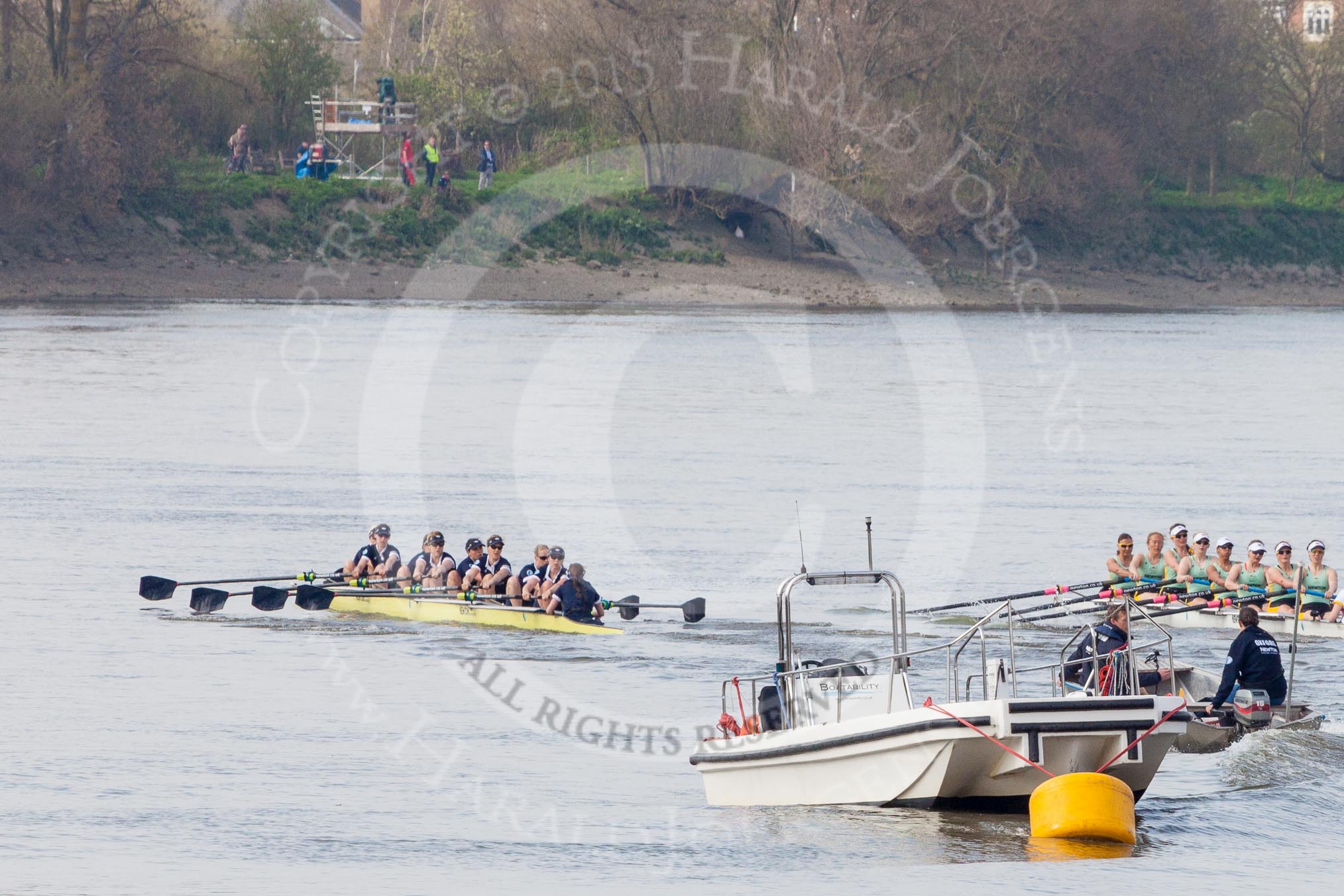 The Boat Race season 2015 - Newton Women's Boat Race.
River Thames between Putney and Mortlake,
London,

United Kingdom,
on 10 April 2015 at 16:03, image #140