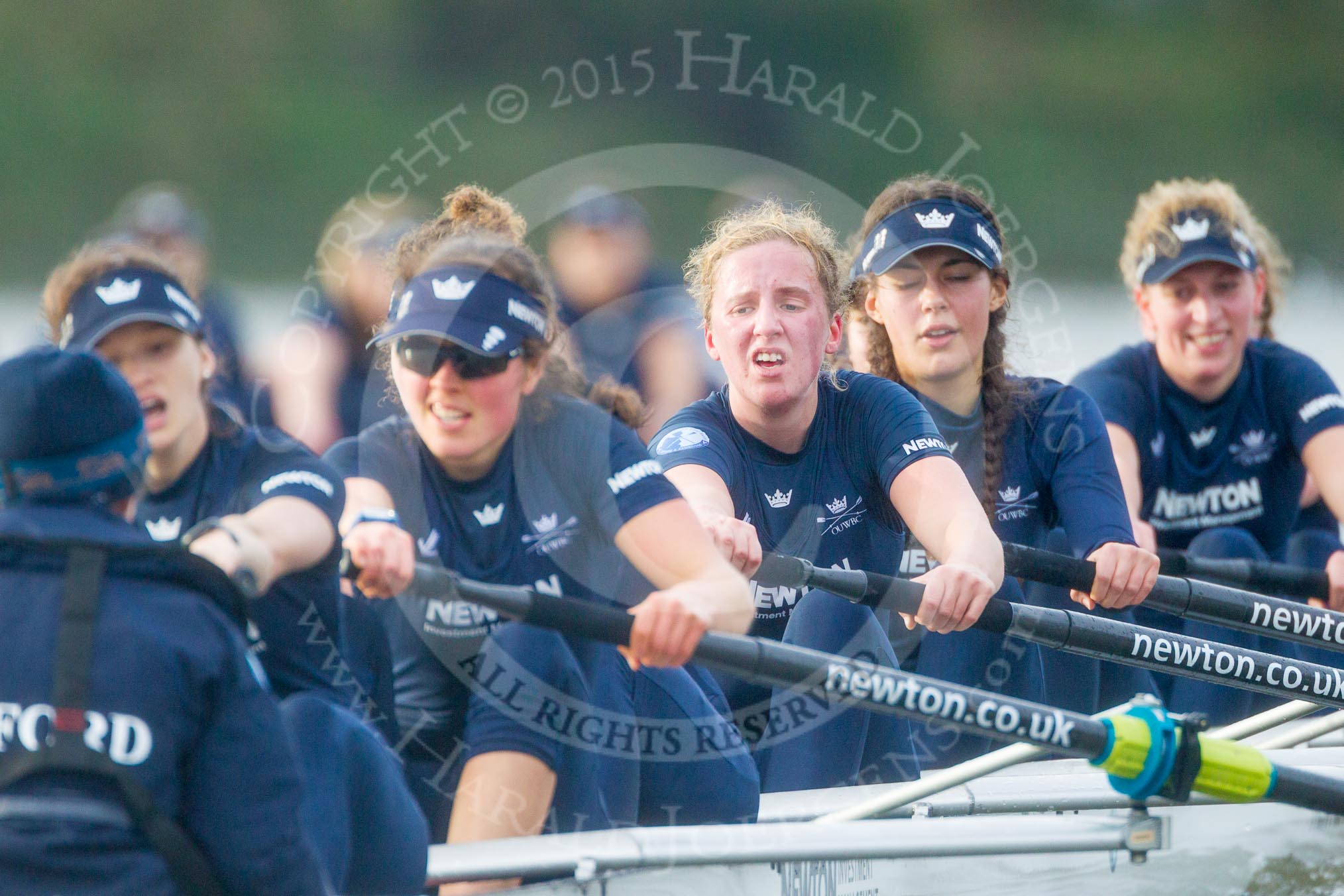 Photo 1512101236371D46712HaraldJoergens The Boat Race season 2016 - Women's Boat Race Trial Eights (OUWBC, Oxford): "Scylla", here cox-Antonia Stutter, stroke-Emma Lukasiewicz, 7-Lauren Kedar, 6-Joanne Jansen, 5-Anastasia Chitty, 4-Rebecca Te Water Naude, 3-Elettra Ardissino, 2-Merel Lefferts, bow-Issy Dodds.
River Thames between Putney Bridge and Mortlake,
London SW15,
United Kingdom,
on 10 December 2015 at 12:36, image #311