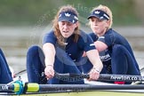 The Boat Race season 2016 - Women's Boat Race Trial Eights (OUWBC, Oxford): "Charybdis" , here 5-Ruth Siddorn, 4-Emma Spruce.
River Thames between Putney Bridge and Mortlake,
London SW15,

United Kingdom,
on 10 December 2015 at 12:26, image #222