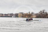 The Boat Race season 2016 - Women's Boat Race Trial Eights (OUWBC, Oxford): "Scylla" at the Surrey Bend, cox-Antonia Stutter, stroke-Emma Lukasiewicz, 7-Lauren Kedar, 6-Joanne Jansen, 5-Anastasia Chitty, 4-Rebecca Te Water Naude, 3-Elettra Ardissino, 2-Merel Lefferts, bow-Issy Dodds.
River Thames between Putney Bridge and Mortlake,
London SW15,

United Kingdom,
on 10 December 2015 at 12:27, image #225