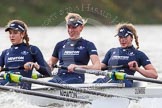 The Boat Race season 2016 - Women's Boat Race Trial Eights (OUWBC, Oxford): "Scylla", here 3-Elettra Ardissino, 2-Merel Lefferts, bow-Issy Dodds.
River Thames between Putney Bridge and Mortlake,
London SW15,

United Kingdom,
on 10 December 2015 at 12:28, image #237