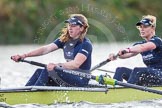 The Boat Race season 2016 - Women's Boat Race Trial Eights (OUWBC, Oxford): "Charybdis" , here 5-Ruth Siddorn, 4-Emma Spruce.
River Thames between Putney Bridge and Mortlake,
London SW15,

United Kingdom,
on 10 December 2015 at 12:28, image #241