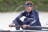 The Boat Race season 2016 - Women's Boat Race Trial Eights (OUWBC, Oxford): "Charybdis" , here 7-Maddy Badcott.
River Thames between Putney Bridge and Mortlake,
London SW15,

United Kingdom,
on 10 December 2015 at 12:28, image #243