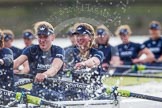 The Boat Race season 2016 - Women's Boat Race Trial Eights (OUWBC, Oxford): "Scylla", here 2-Merel Lefferts, bow-Issy Dodds.
River Thames between Putney Bridge and Mortlake,
London SW15,

United Kingdom,
on 10 December 2015 at 12:32, image #273