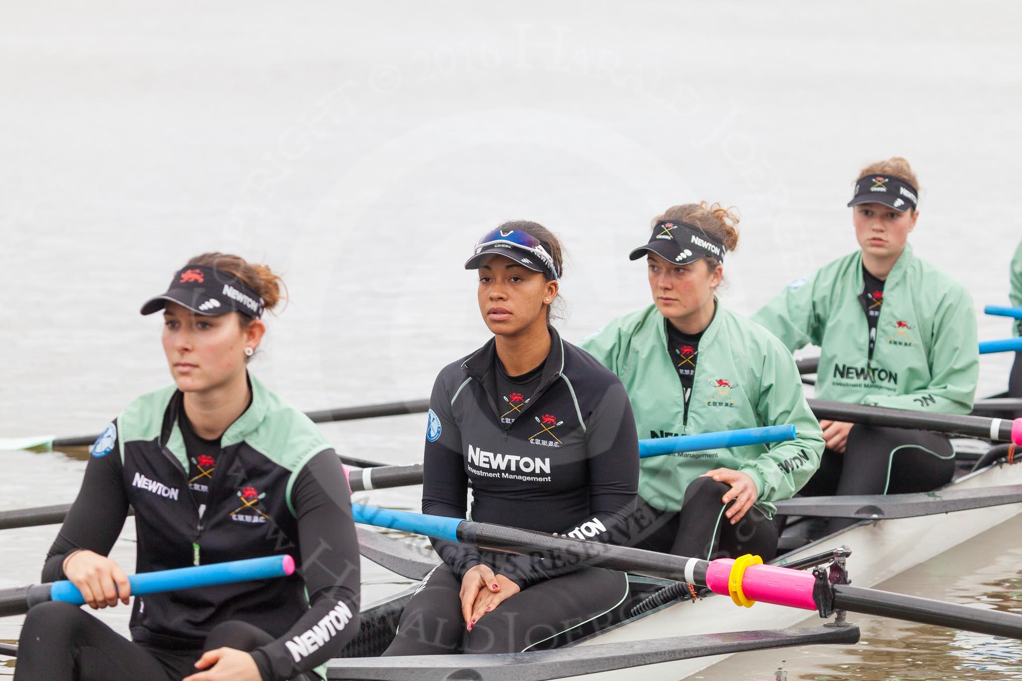 The Boat Race season 2016 - Women's Boat Race Fixture CUWBC vs OBUBC.
River Thames between Putney Bridge and Mortlake,
London SW15,

United Kingdom,
on 31 January 2016 at 15:15, image #16