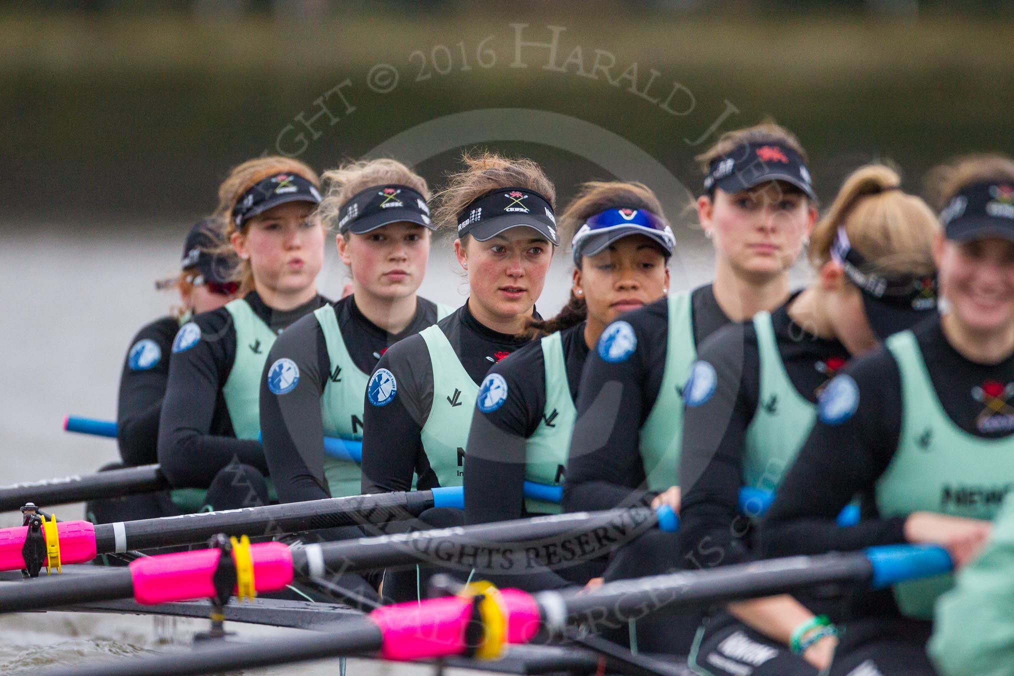 The Boat Race season 2016 - Women's Boat Race Fixture CUWBC vs OBUBC.
River Thames between Putney Bridge and Mortlake,
London SW15,

United Kingdom,
on 31 January 2016 at 15:52, image #42