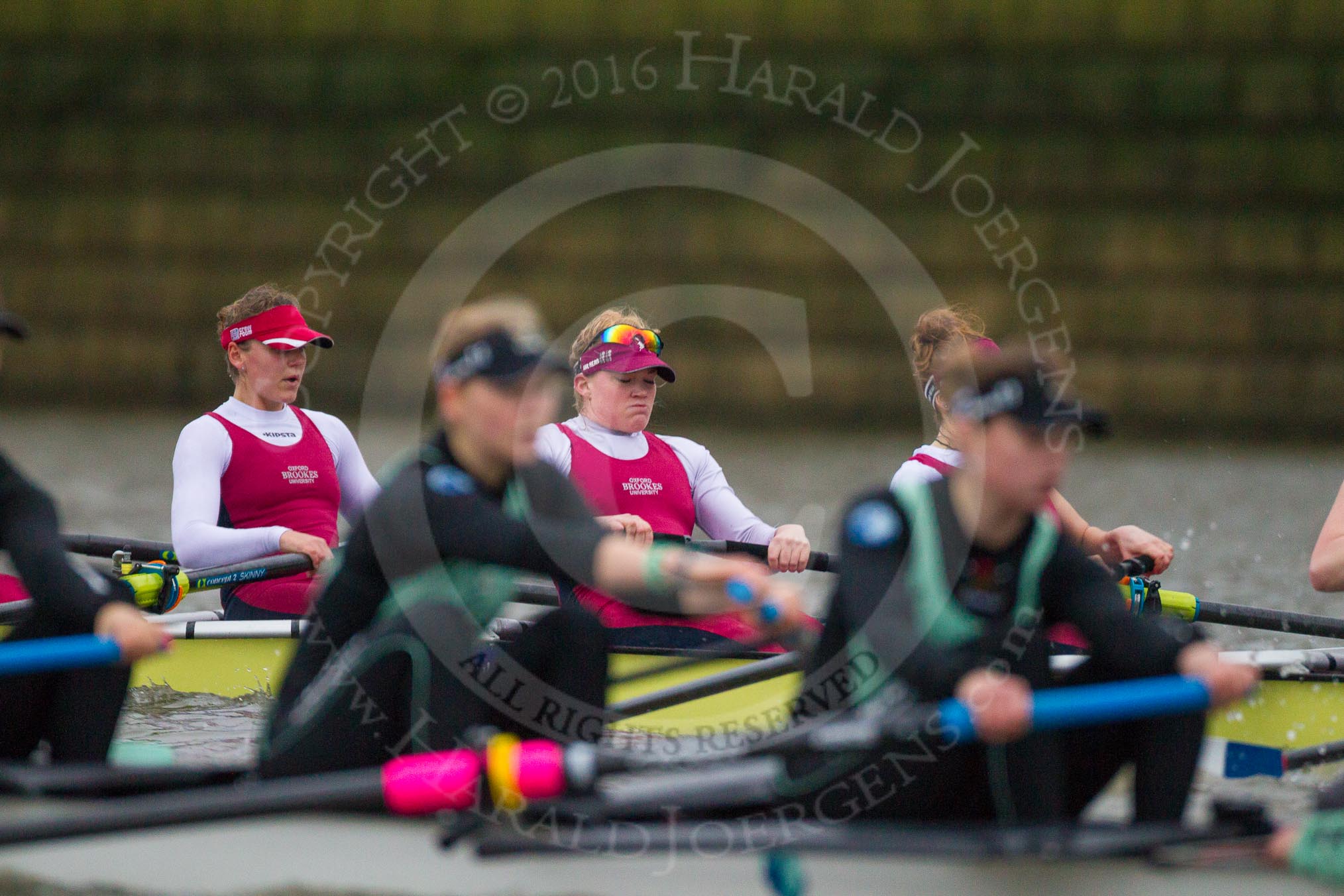 The Boat Race season 2016 - Women's Boat Race Fixture CUWBC vs OBUBC.
River Thames between Putney Bridge and Mortlake,
London SW15,

United Kingdom,
on 31 January 2016 at 16:00, image #63