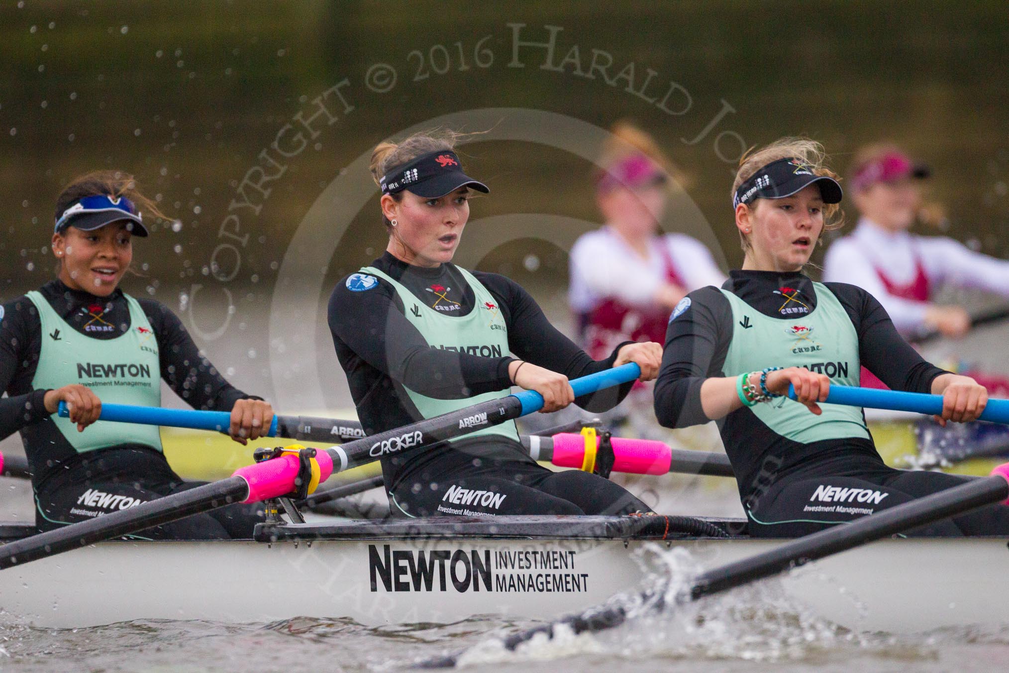 The Boat Race season 2016 - Women's Boat Race Fixture CUWBC vs OBUBC.
River Thames between Putney Bridge and Mortlake,
London SW15,

United Kingdom,
on 31 January 2016 at 16:01, image #65