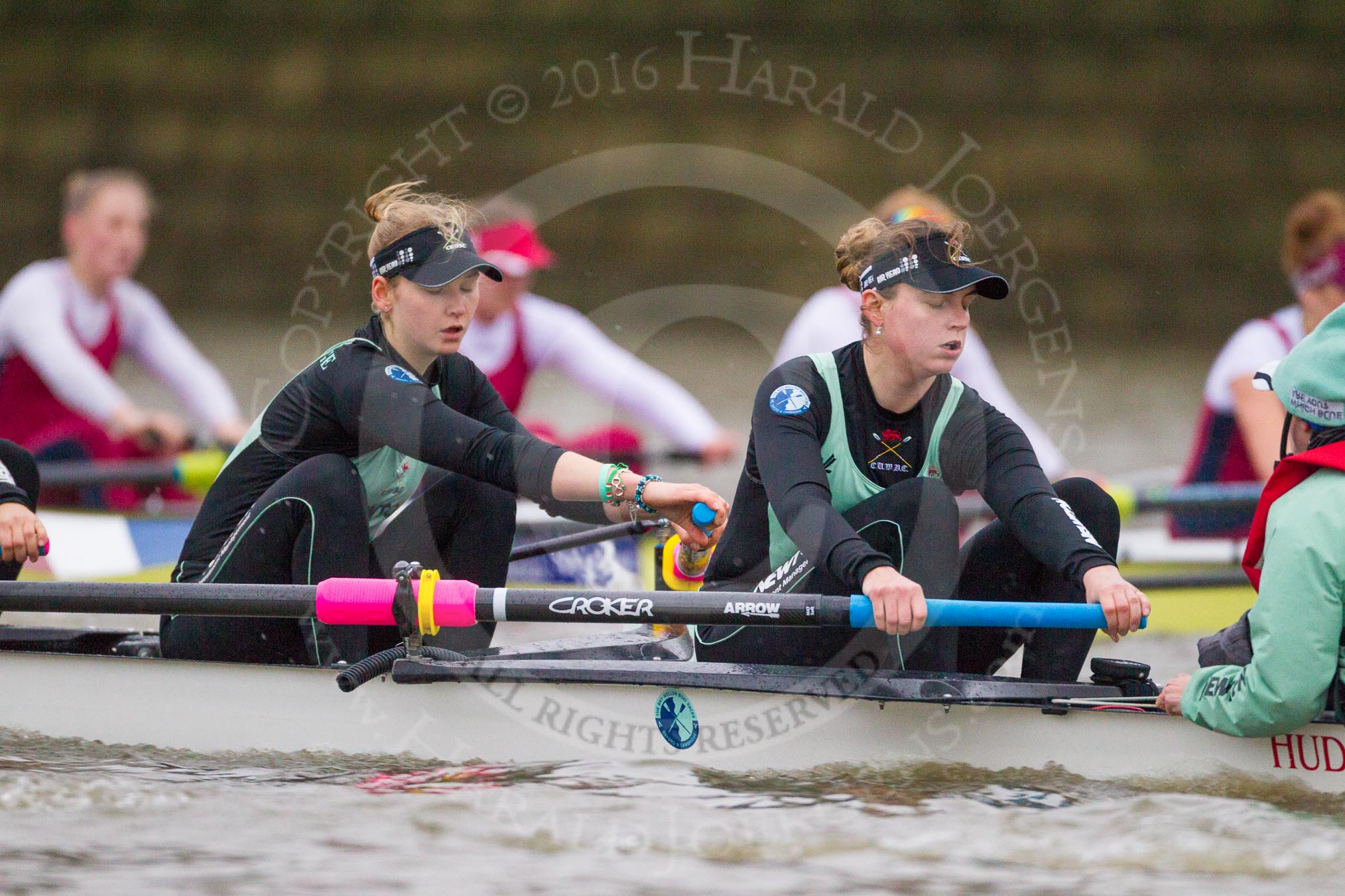 The Boat Race season 2016 - Women's Boat Race Fixture CUWBC vs OBUBC.
River Thames between Putney Bridge and Mortlake,
London SW15,

United Kingdom,
on 31 January 2016 at 16:01, image #70