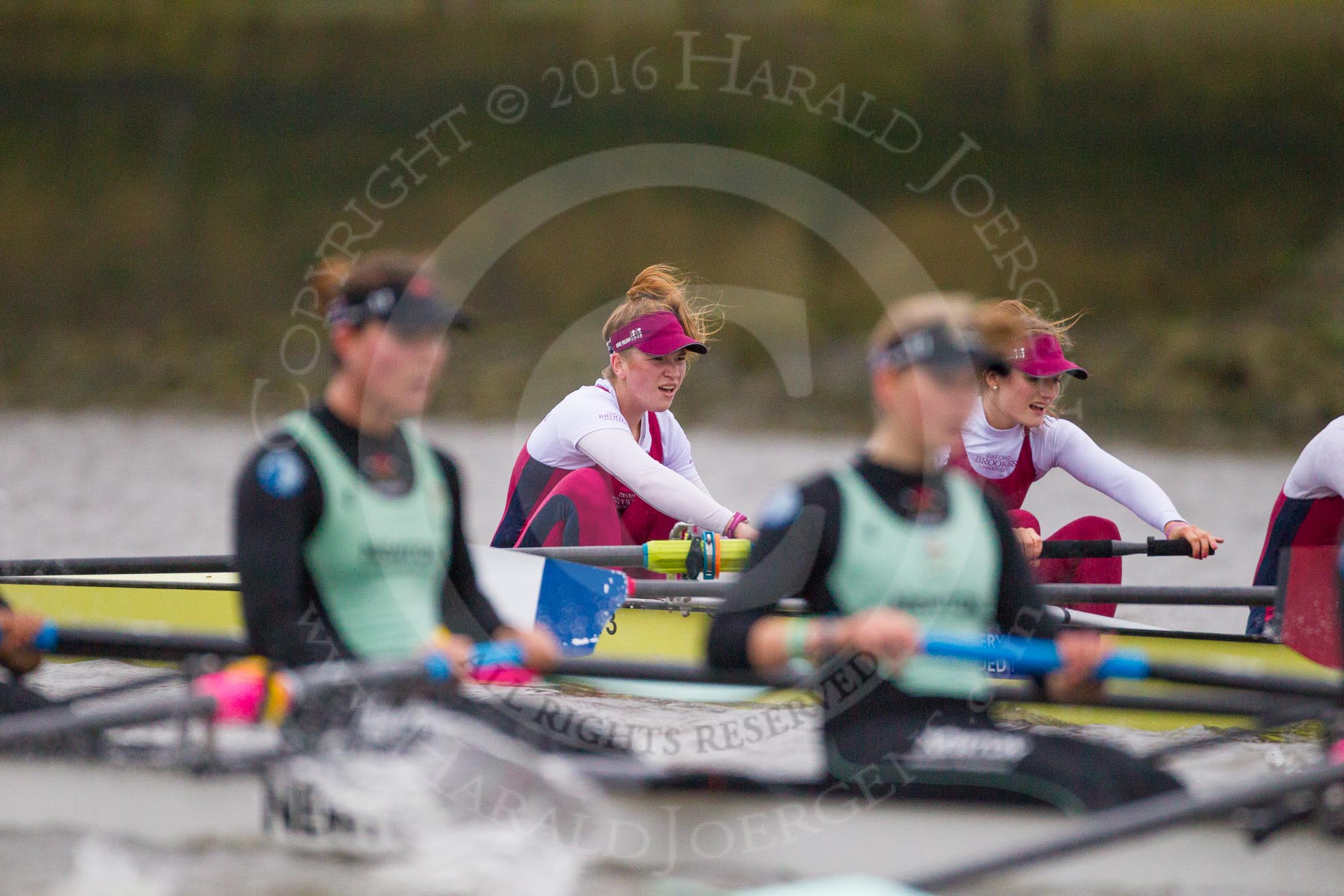 The Boat Race season 2016 - Women's Boat Race Fixture CUWBC vs OBUBC.
River Thames between Putney Bridge and Mortlake,
London SW15,

United Kingdom,
on 31 January 2016 at 16:02, image #75