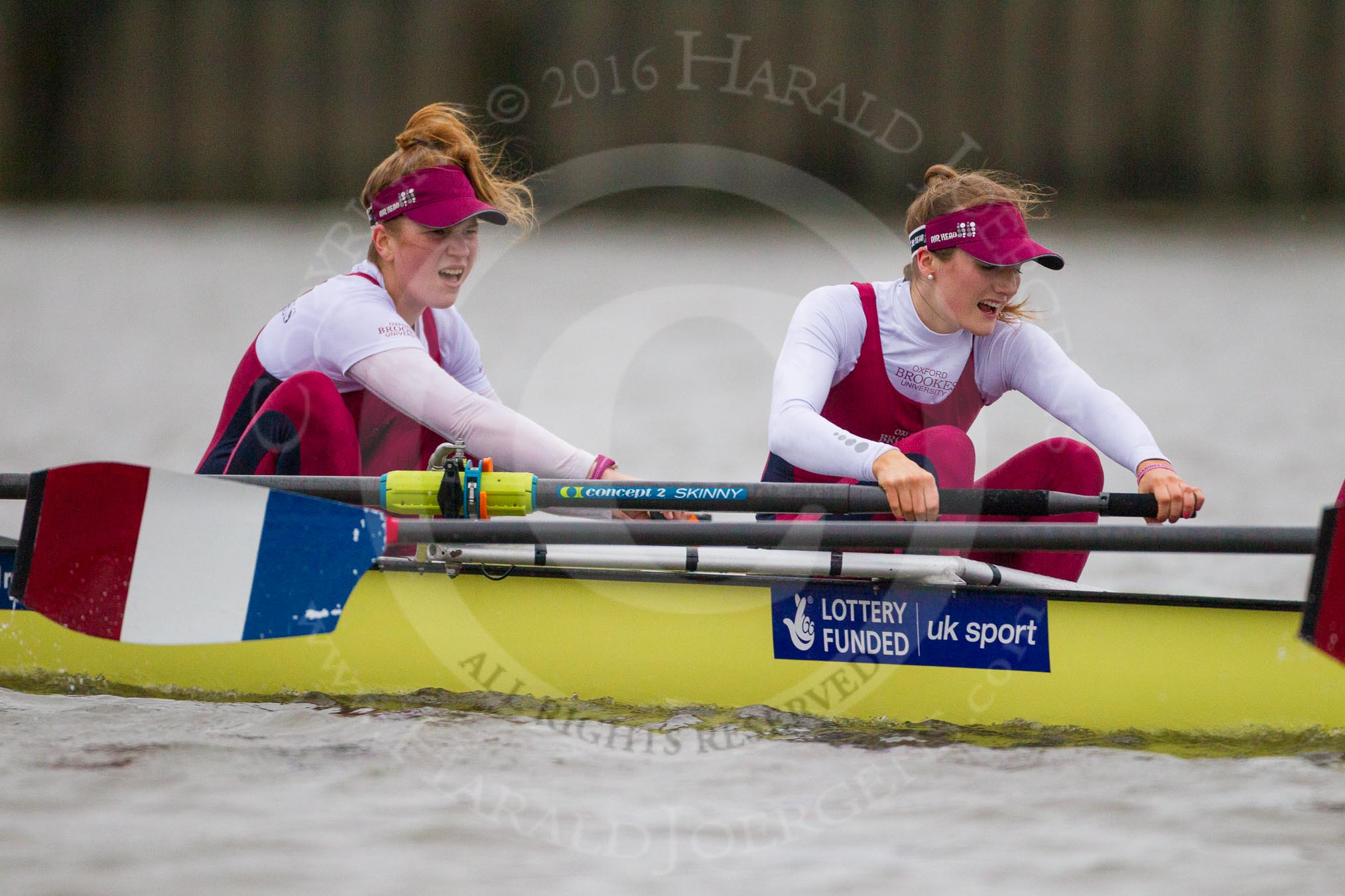 The Boat Race season 2016 - Women's Boat Race Fixture CUWBC vs OBUBC.
River Thames between Putney Bridge and Mortlake,
London SW15,

United Kingdom,
on 31 January 2016 at 16:05, image #89