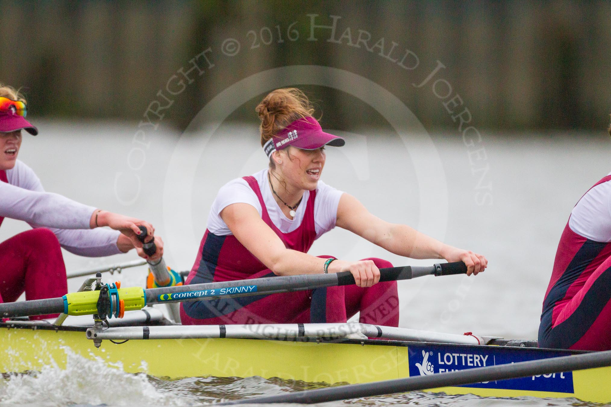 The Boat Race season 2016 - Women's Boat Race Fixture CUWBC vs OBUBC.
River Thames between Putney Bridge and Mortlake,
London SW15,

United Kingdom,
on 31 January 2016 at 16:05, image #91