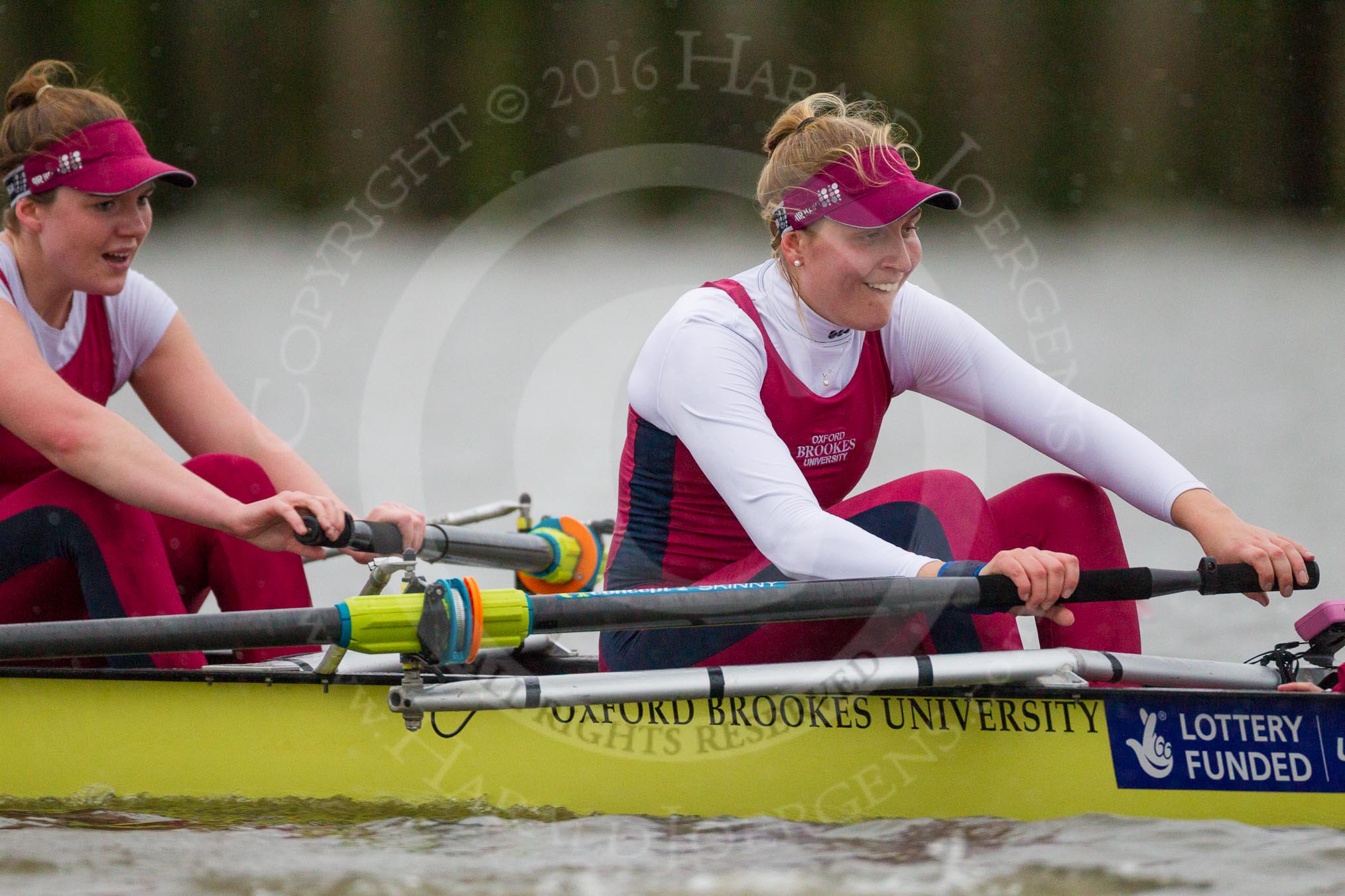 The Boat Race season 2016 - Women's Boat Race Fixture CUWBC vs OBUBC.
River Thames between Putney Bridge and Mortlake,
London SW15,

United Kingdom,
on 31 January 2016 at 16:05, image #92